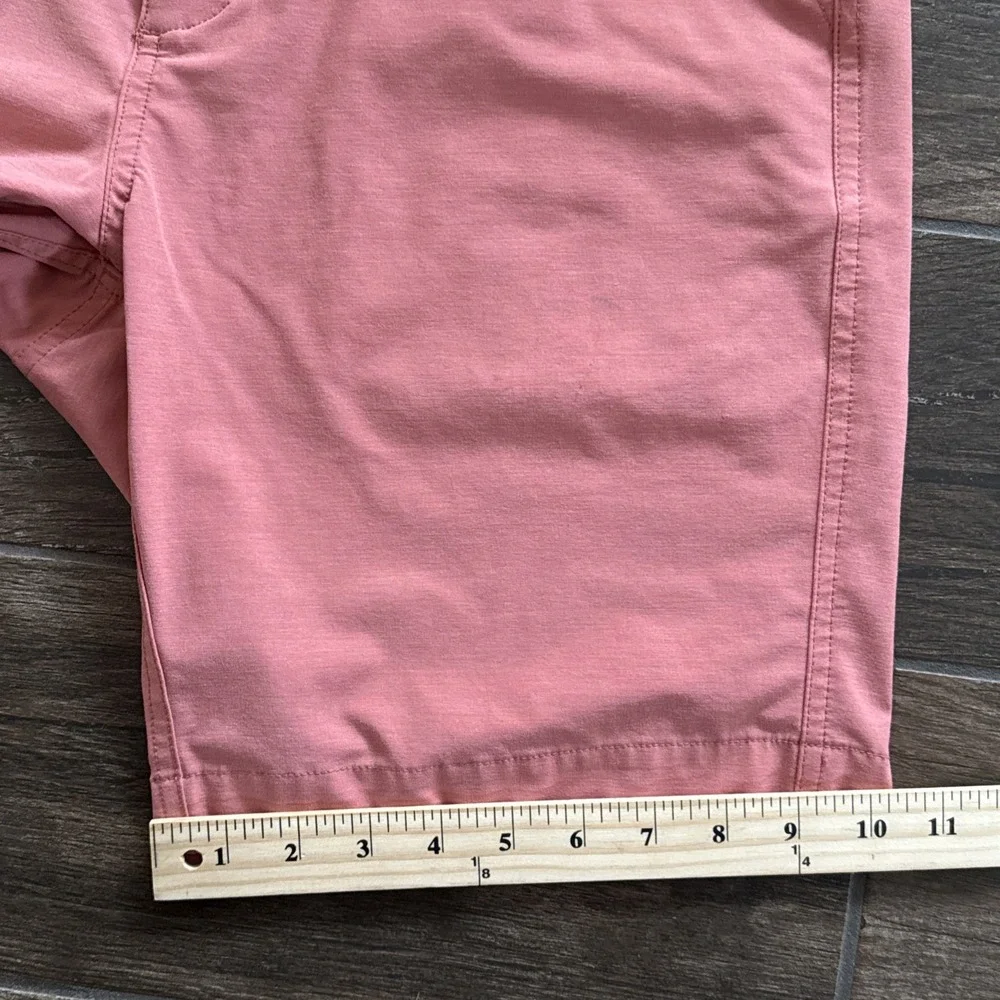 Faherty Shorts Men 32 Pink All Day Chino 9 Inseam Casual Golf Stretch Drawstring